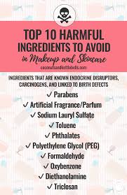 toxic chemicals in cosmetics