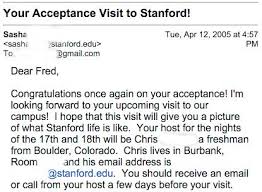 How to get accepted into Stanford