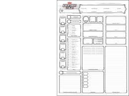 Character Sheets