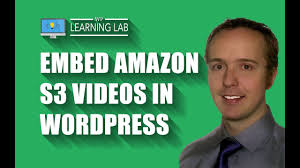 embed amazon s3 videos