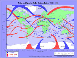 The next solar eclipse dates in the world