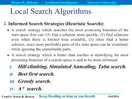 Local Search Artificial Intelligence