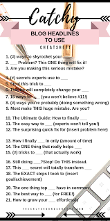 13 tips for making catchy headlines