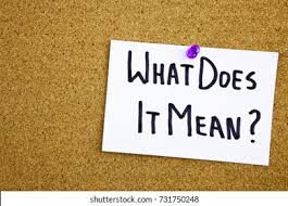 What does it mean