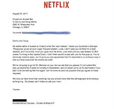 Netflix cease and desist order