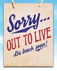 usual replies to "be back soon" in English