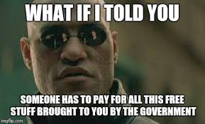 Who is paying for all the free stuff?