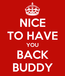 Nice to have you along buddy