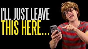 I'll leave it right here