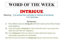 it is certainly intriguing to