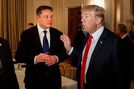 Trump talks with Elon musk