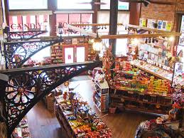 A Willy Wonka inspired candy store