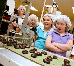 A chocolate factory tour