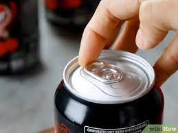 How to open a soda can and then drinkbit without accidentally punching a child