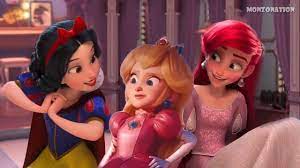 Princess Moana vs Princess Peach (Princesses Team)