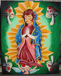 Mario Celebrates Virgin of Guadalupe with Princess Peach