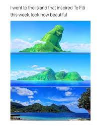 Mary closes his eyes and lays to be asleep like Te Fiti does