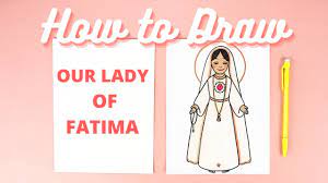 Create A Our Lady of Fatima-inspired Stamp Step by Step