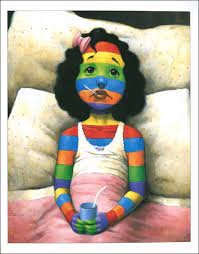 Camila Cream has a bad case of stripes