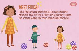 Meet Frida from Pinkalicious and Peteriffic