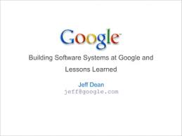 Jeff Dean Explain Cassandra Change Data Capture