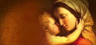 The Virgin Mary and Baby Jesus (podcast translated in Portuguese)