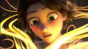 Rapunzel has little lighter freckles in Disney's Tangled