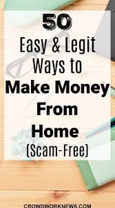 Ways to make money from home
