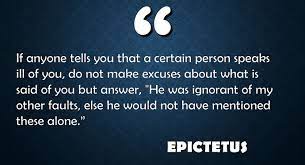 Psychology advice the person who speaks ill of you