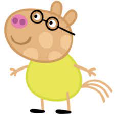 peppa pig and pedro  got married yesterday night in a pool