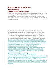 Analisis historico del Cuento Acuerdate de Juan Rulfo