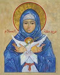 The Virgin Mary was the queen of peace