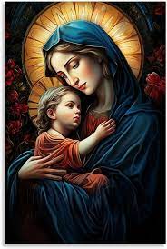 Our Lady of Guadalupe holding Baby Jesus