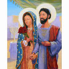Our Lady of Guadalupe and Saint Joseph