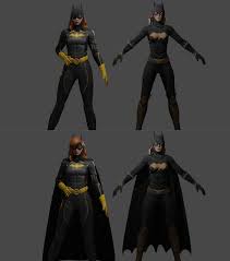 A detailed look at the design of Batgirl's body in her new topless suit in the video game Gotham Knights, focusing on her the design of her large breasts and overly muscular stomach.