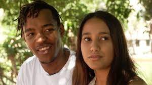 Asian girlfriend candy is abused by black man