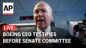 watch live Boeing CEO testifies before senate committee
