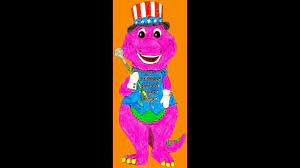 The Barney theme song is in the tune of Yankee Doodle