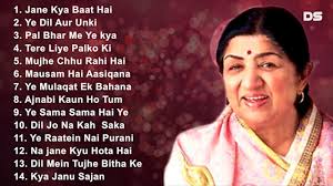 The best songs from lata mangshekar