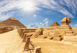 The Sphinx is found on North Africa