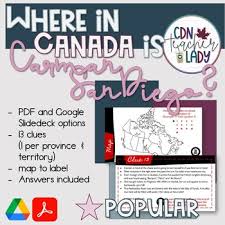 Where on earth Carmen Santiago Canada provinces idea and concept And project